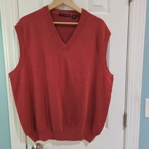 Sweater Vest Orange/Rust XLarge